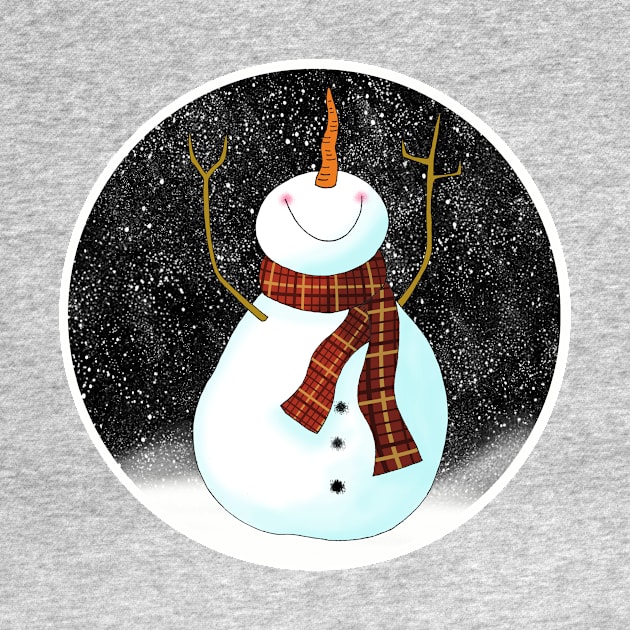 Christmas Snowman by Scratch